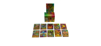 SOBRE CARTA POKEMON X10 4 COLORES