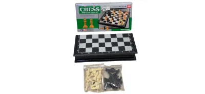 AJEDREZ CAJA VERDE PLASTICO
