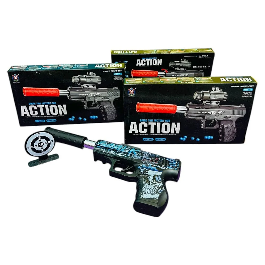 LANZA HIDROGEL PISTOLA CAJA NEGRA