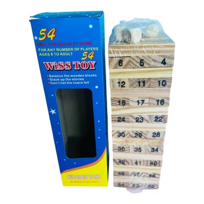 JENGA NUMEROS CAJA AZUL 23.5*7.5CM