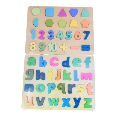 TABLA ENCAJABLE ABECEDARIO, NUMEROS O FIGURAS