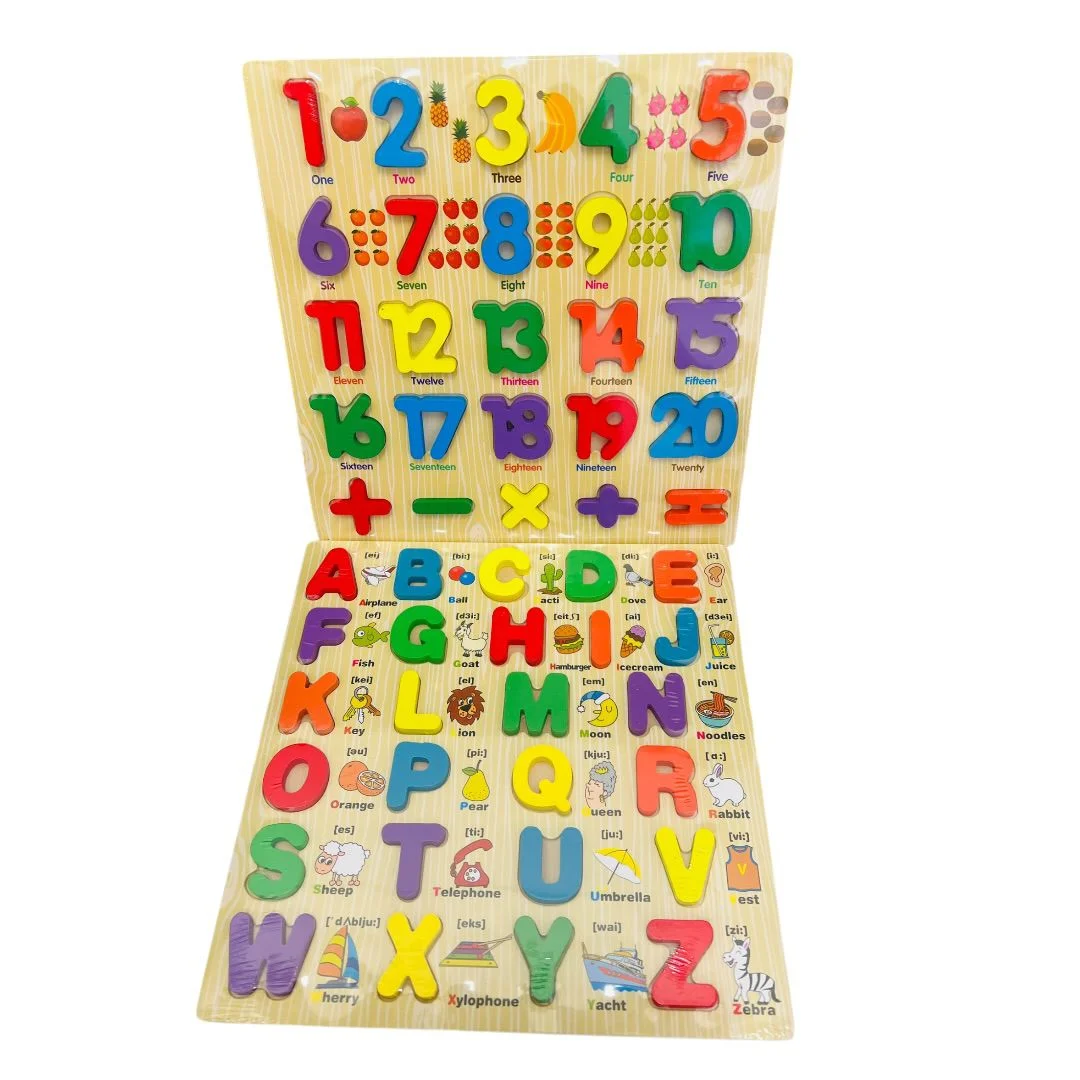 TABLA DIDACTICA NUMEROS O ABECEDARIO MAYUSCULA