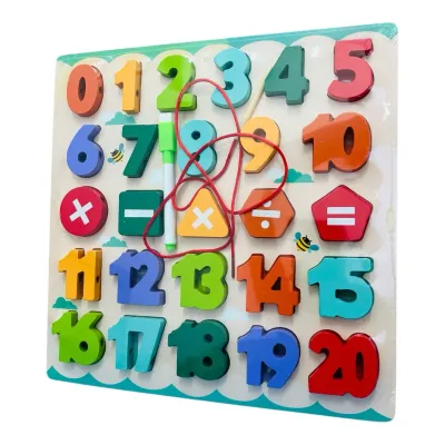 TABLA DOBLE NUMEROS DE ENHEBRAR