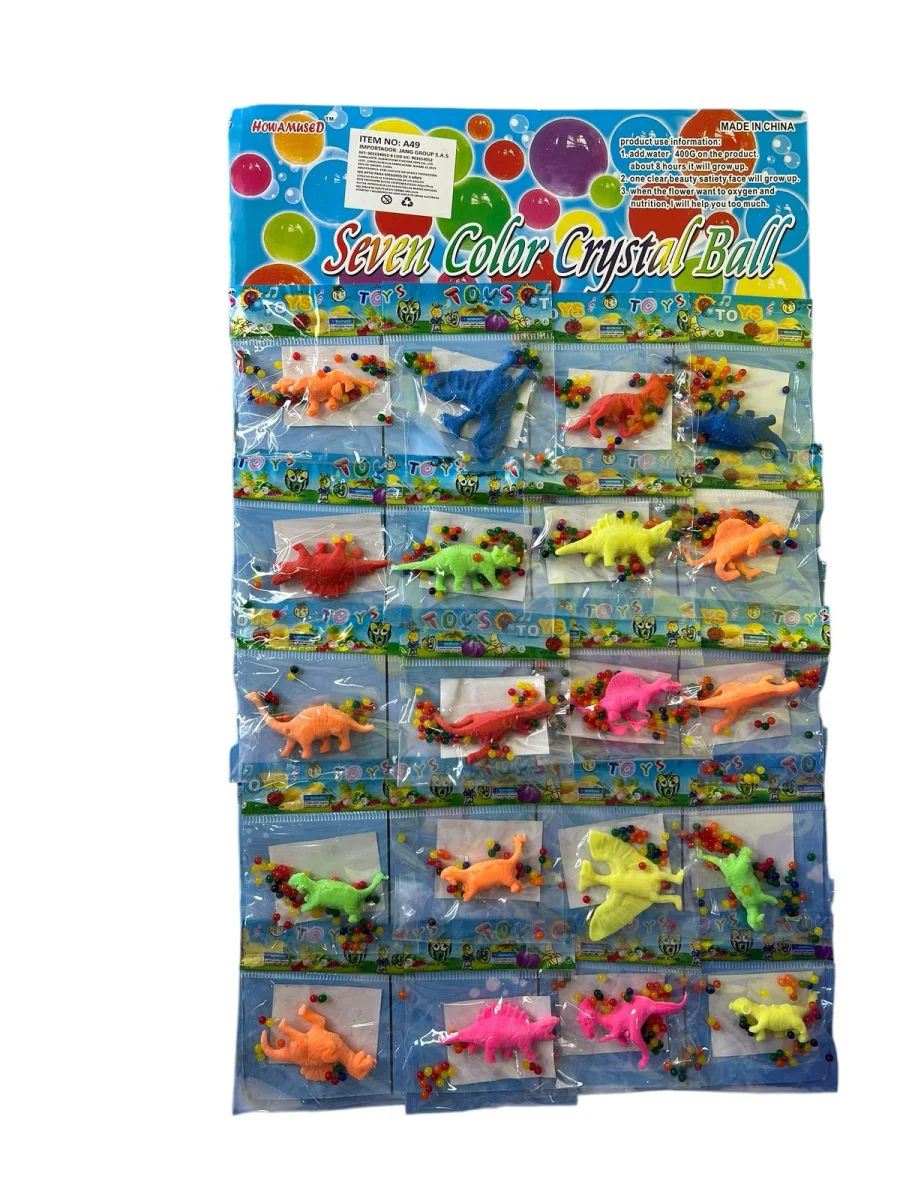 ENCARTONADO DINOSAURIO CRECEN EN EL AGUA X20