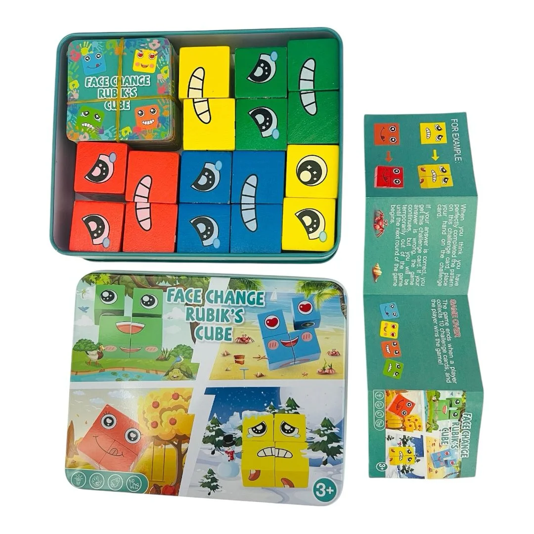JUEGO GESTOS CAJA METALICA SIN TIMBRE
