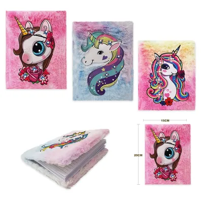 AGENDA UNICORNIO PELUCHE LINEAS