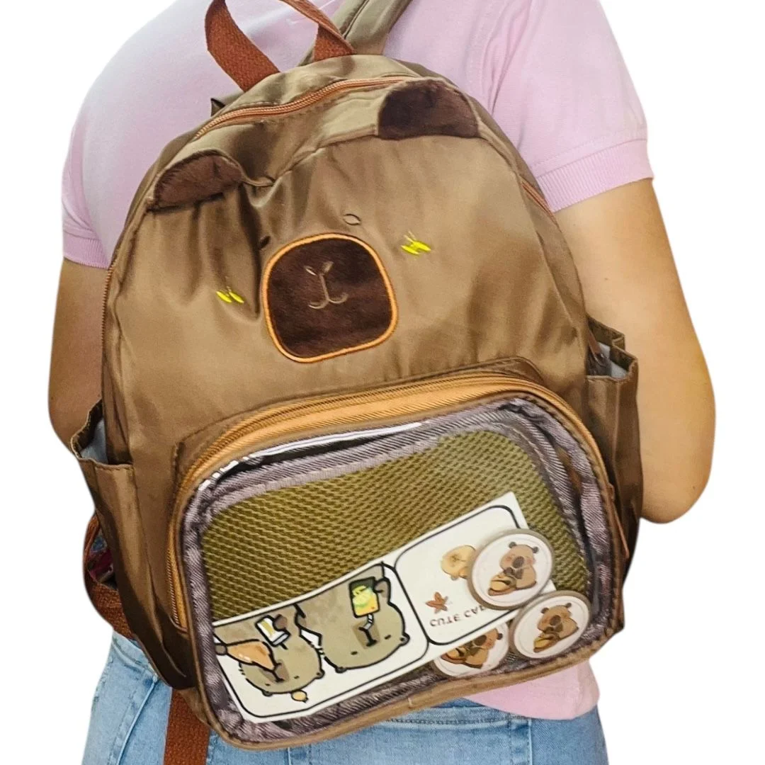 BOLSO CAPIBARA CON PINES