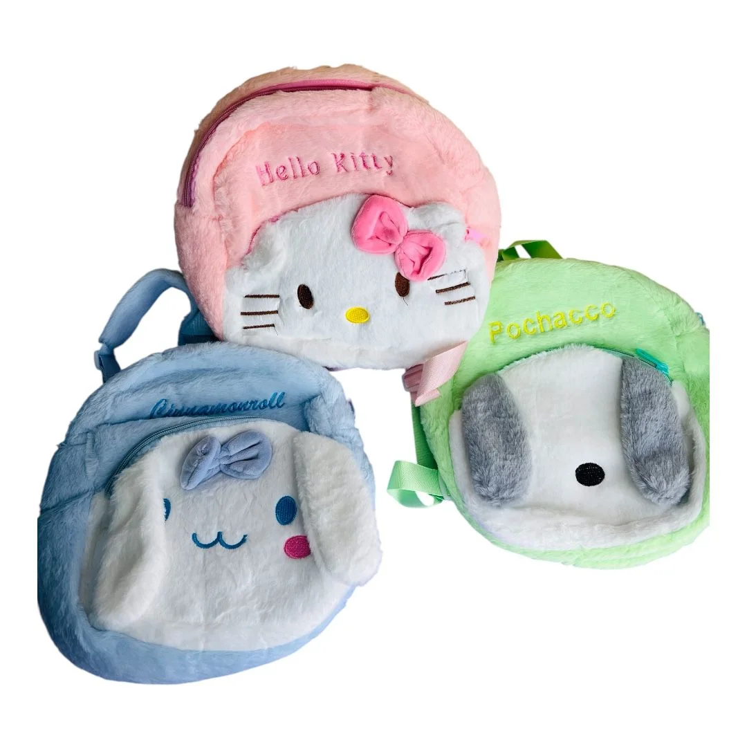 BOLSO STITCH O POCHACCO O HELLO KITY O KUROMI