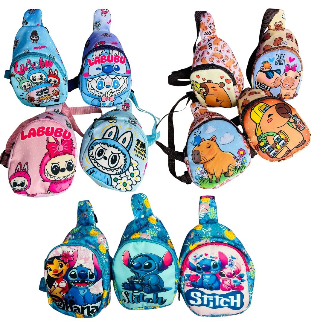 BOLSO MANOLIBRES CAPIBARA BUBU Y STICH