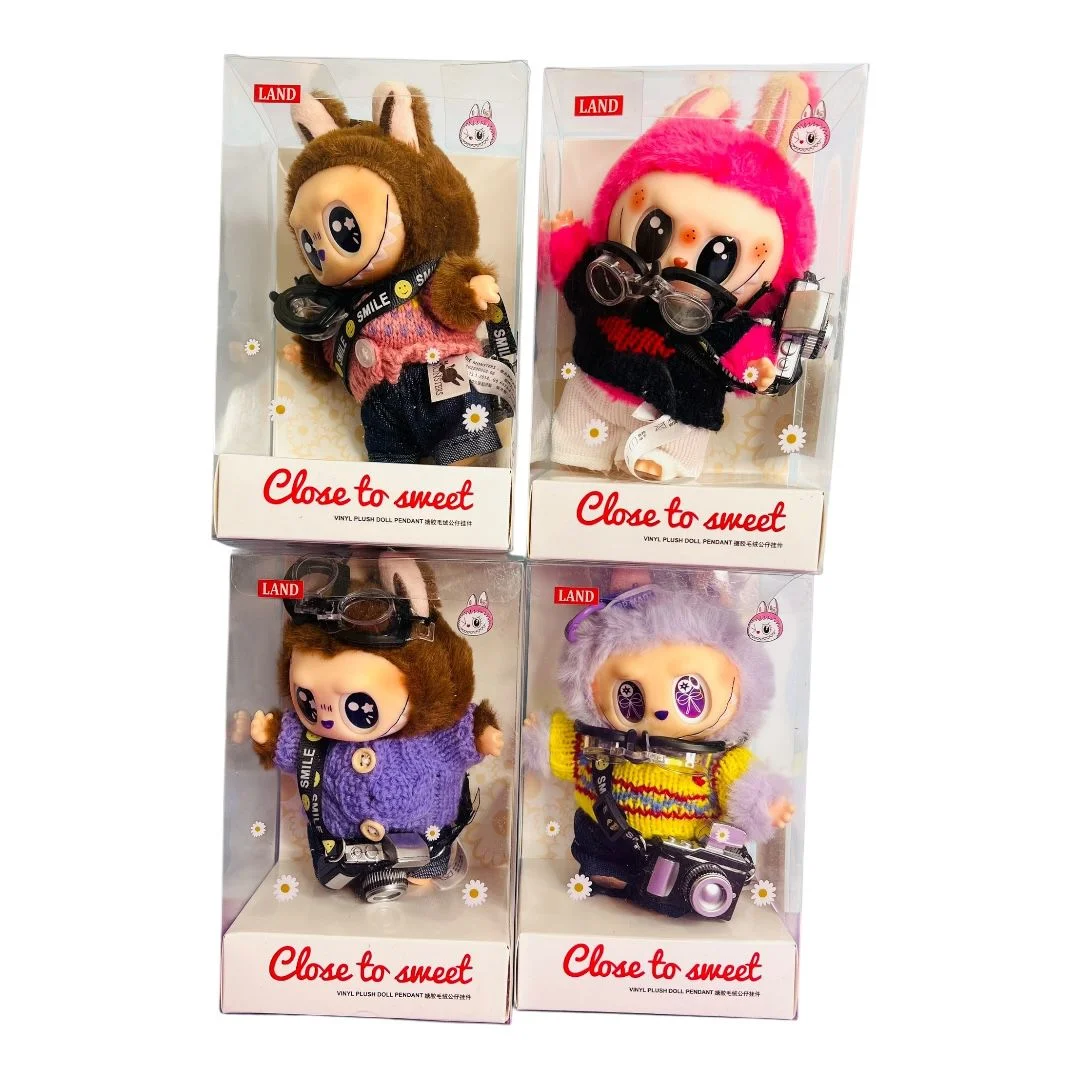 LA BUBU PELUCHE CAMARA Y GAFAS BLISTER 8 MOTIVOS