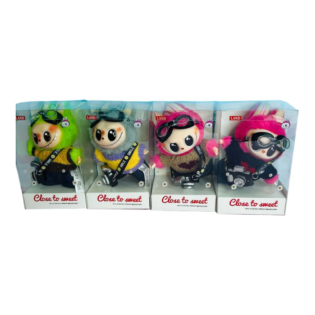LA BUBU PELUCHE CAMARA Y GAFAS BLISTER 8 MOTIVOS