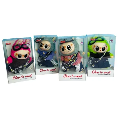 LA BUBU PELUCHE CAMARA Y GAFAS BLISTER 8 MOTIVOS