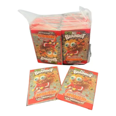 BOLSA CARTAS X100 SOBRES ITALIAN BRAINROT ROJO