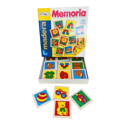 JUEGO DIDACTICO MEMORIA MADERA