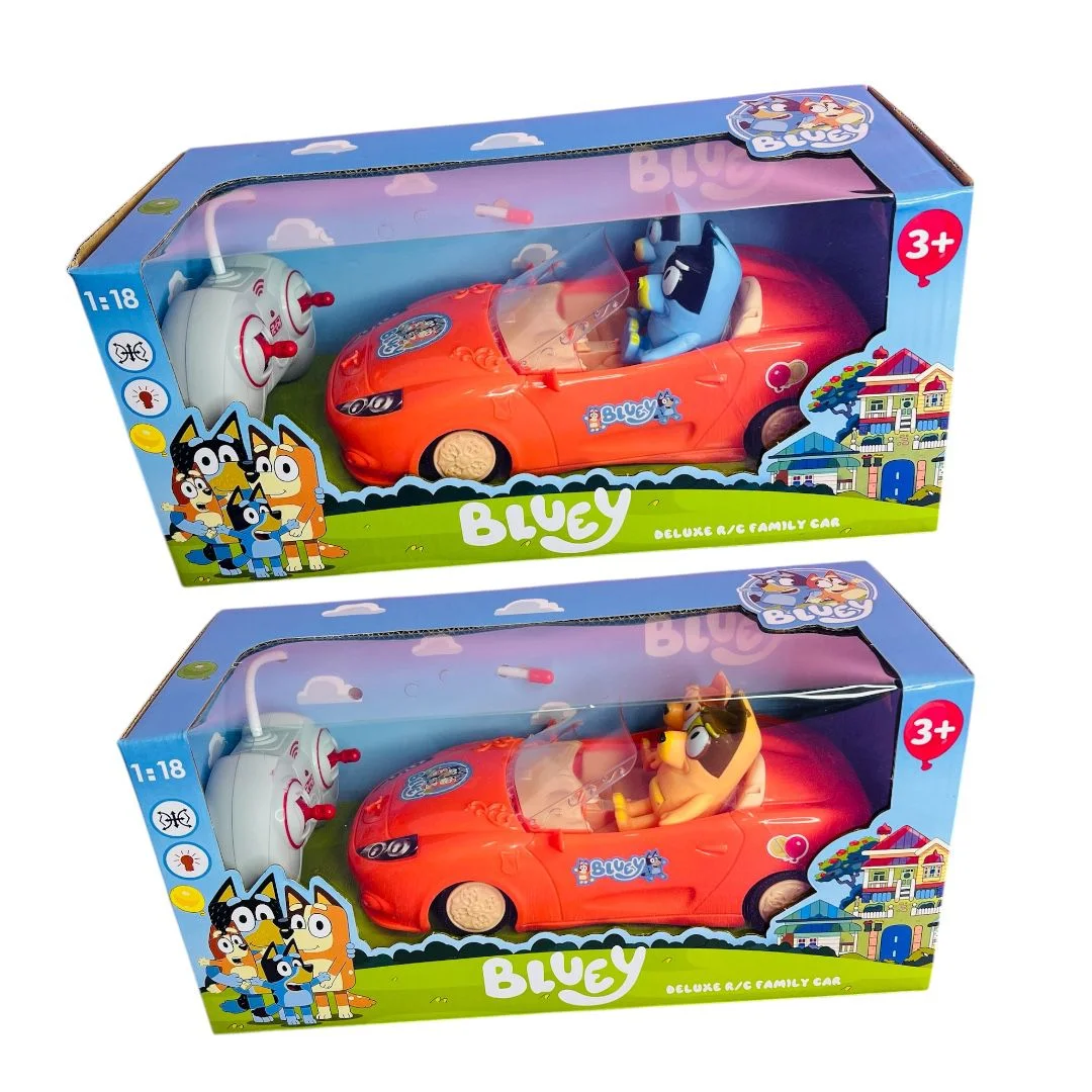 CARRO CONTROL REMOTO BLUEY 30CM*15CM