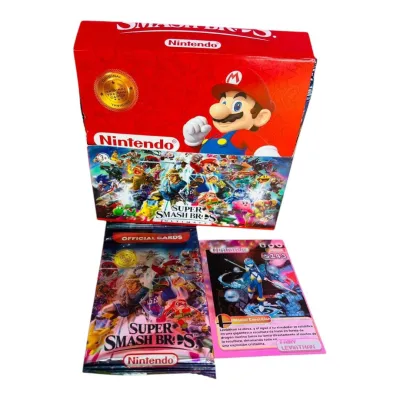 PAQUETE 50 SOBRES CARTA BRILLANTE NINTENDO
