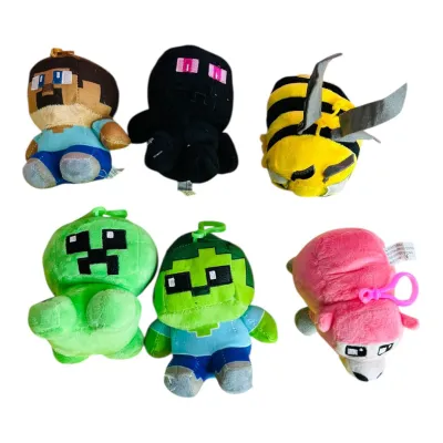 LLAVERO PELUCHE MINECRAFT SURTIDO