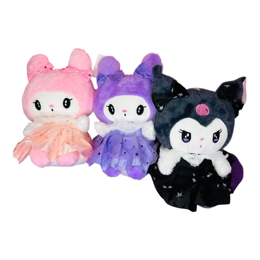 PELUCHE KUROMI VESTIDO 26CM