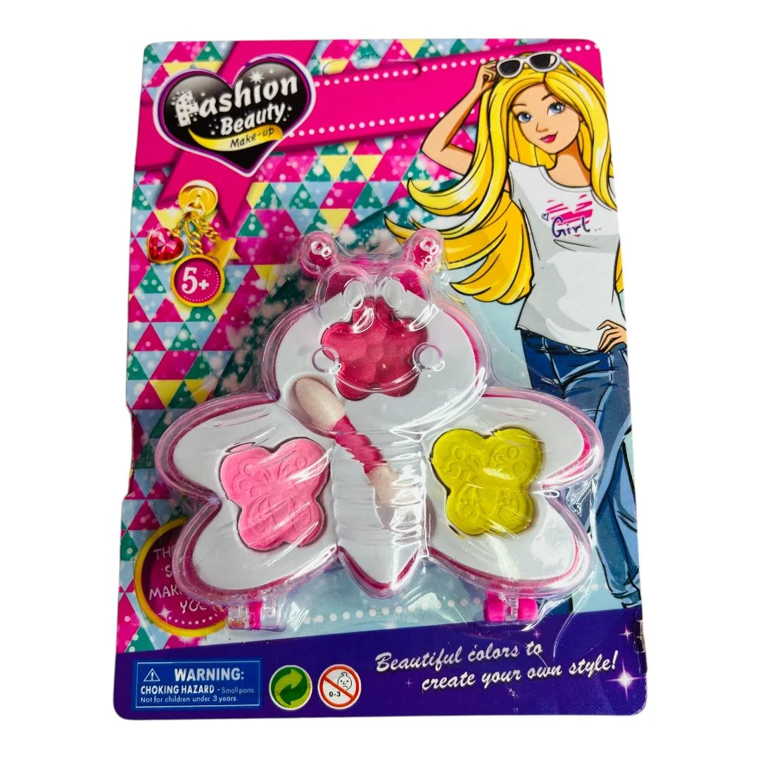 SET MAQUILLAJE MARIPOSA CARTON