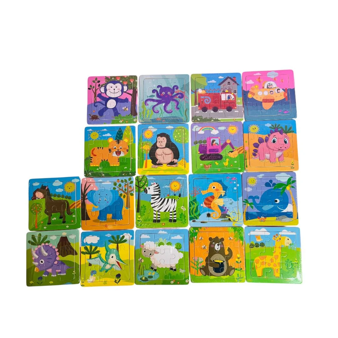 ROMPECABEZAS 9 PIEZAS MINI 9CM*9CM
