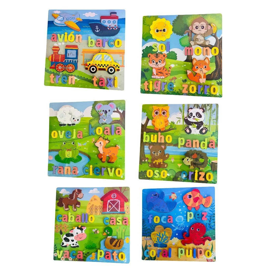 ENCAJABLE FIGURAS X4 TABLA 30CM*30CM