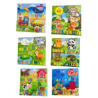ENCAJABLE FIGURAS X4 TABLA 30CM*30CM