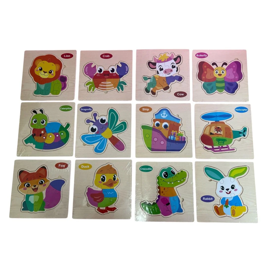 ROMPECABEZA ENCAJABLE TABLA 15CM*15CM
