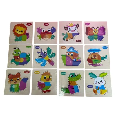 ROMPECABEZA ENCAJABLE TABLA 15CM*15CM