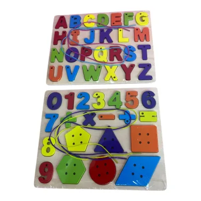 TABLA ENHEBRAR ABECEDARIO O NUMEROS