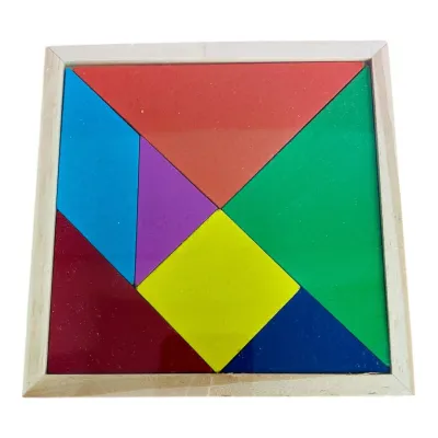 TANGRAM MADERA 16CM*16CM