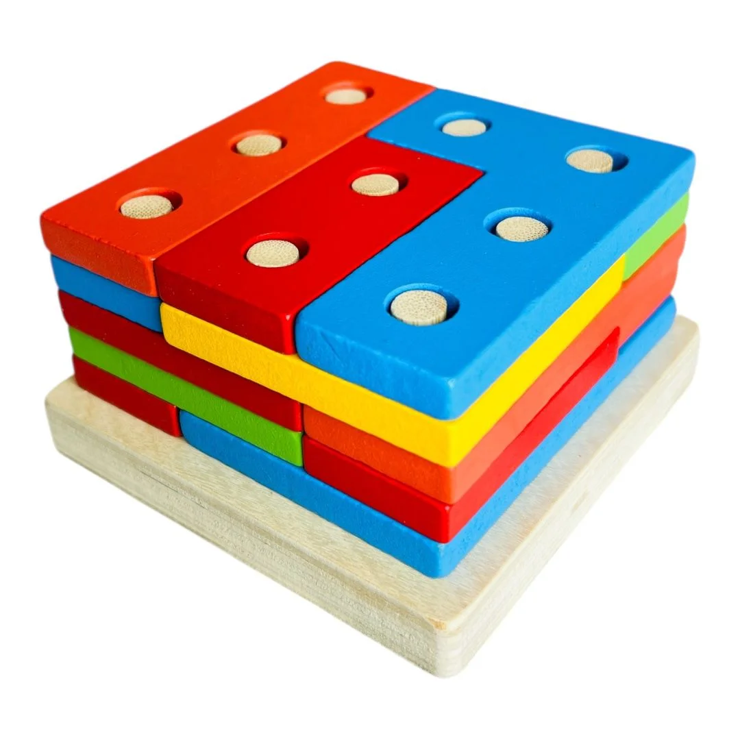 TORRE DIDACTICA TETRIS MADERA