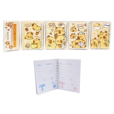 AGENDA ARGOLLADA CAPIBARA X4 (PQTX12)