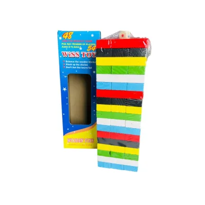 JENGA COLORES CAJA AZUL GRANDE 23.5*7.5CM