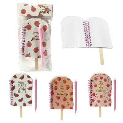 AGENDA PALETA ARGOLLADA CON LAPICERO LISA (PQTX12)