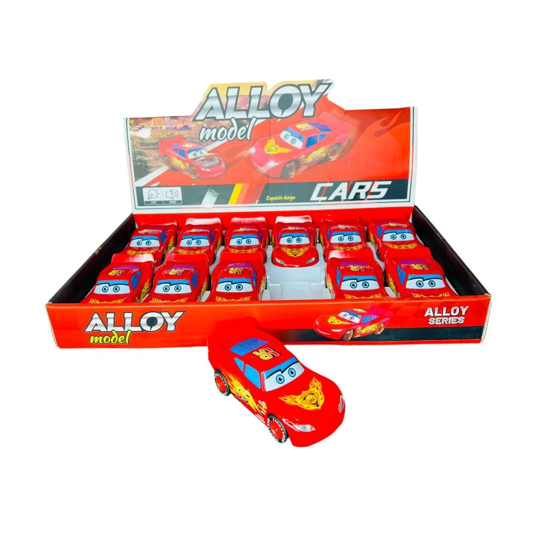 CARRO CARS RAYO MCQUEEN METALICO