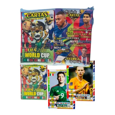 BOLSA CARTAS X100 SOBRES FIFA 2026