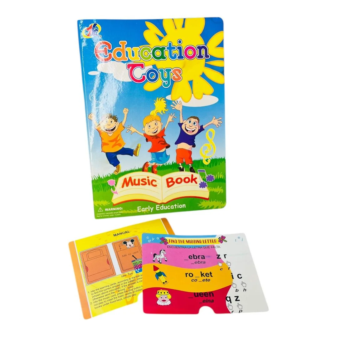 CAJA JUEGO DIDACTICO LIBRO MUSICAL SURTIDO
