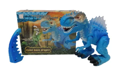 CAJA DINOSAURIO CON LUZ Y SONIDO PREHISTORIC DINOSAUR BATERIA