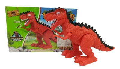 CAJA DINOSAURIO CON SONIDO Y MOVIMIENTO GRANDE DE BATERIAS