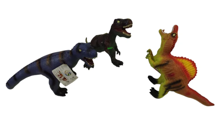 DINOSAURIO DE PLASTICO CON SONIDO