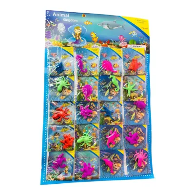 ANIMALES DE MAR CRECEN EN AGUA CARTON X20PCS