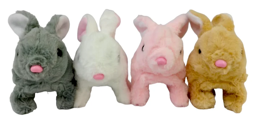 CONEJO PELUCHE JUGUETE DE PILA