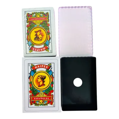 CAJA JUEGO DE MESA BARAJA ESPAÑOLA BLANCO SEMIORIGINAL