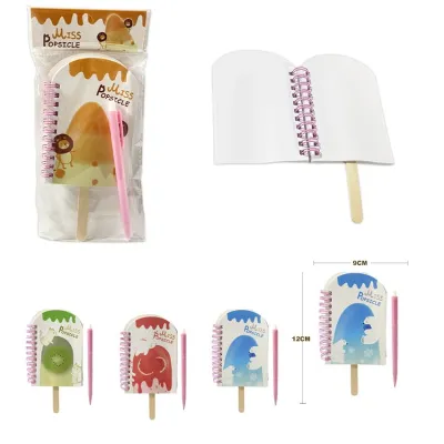 AGENDA PALETA ARGOLLADA CON LAPICERO LISA (PQTX12)