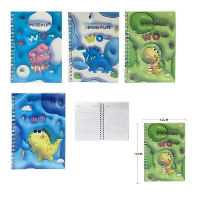 AGENDA DINOSAURIO ARGOLLADA LINEAS (PQTX12)