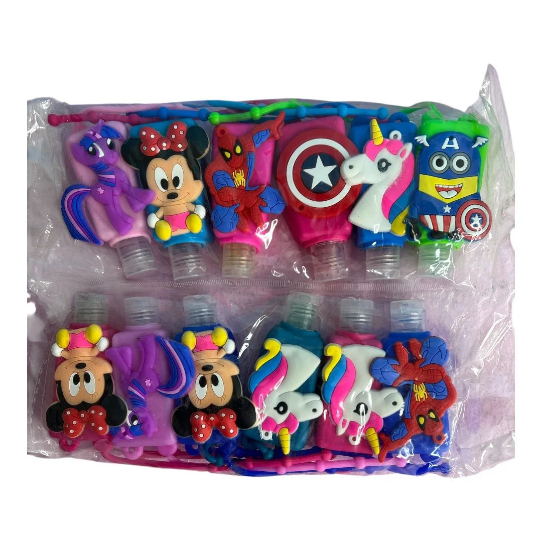 BOLSA GEL ANTIBACTERIAL EN FIGURA CON AROMA EN TARRO 30ML