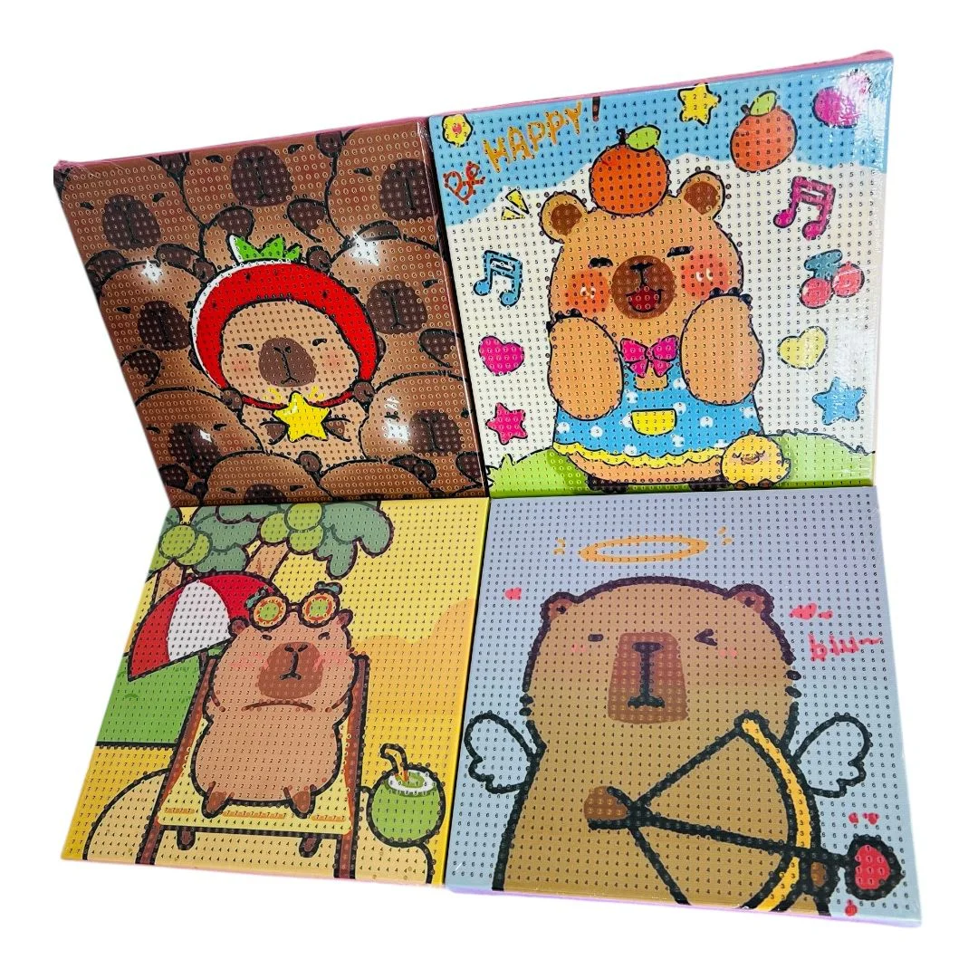 CUADRO GEMAS LA BUBU 20*20CM
