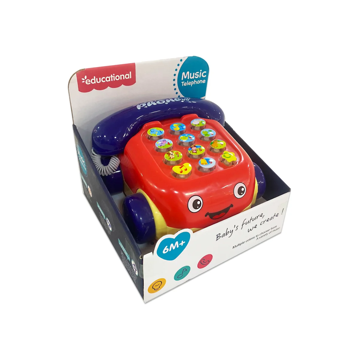 TELEFONO MUSICAL JALAR CUERDA