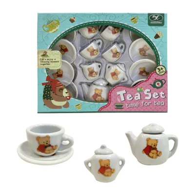 SET TE EN PORCELANA CAJA 18CM*23CM