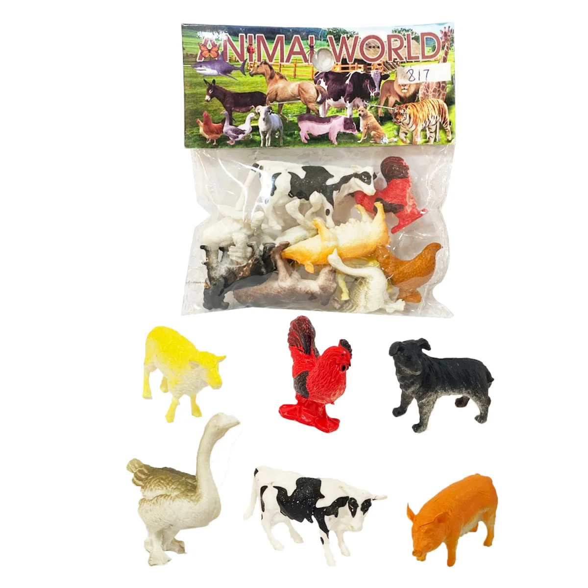 SET ANIMALES GRANJA BOLSA